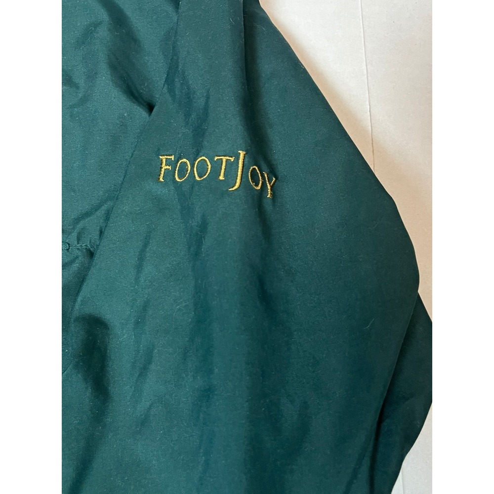 FootJoy Men's Golf Pullover Jacket Green V-Neck Lightweight Long Sleeve Size L - Picture 4 of 7